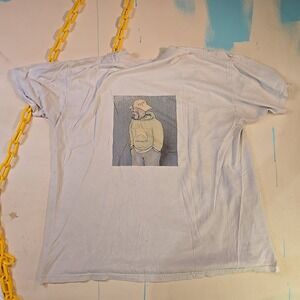 Vintage Converse Mens XL Faded Graffiti Flame Print T Shirt Streetwear Y2K 22x25